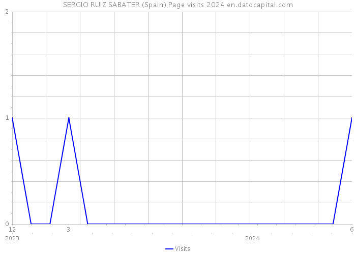 SERGIO RUIZ SABATER (Spain) Page visits 2024 