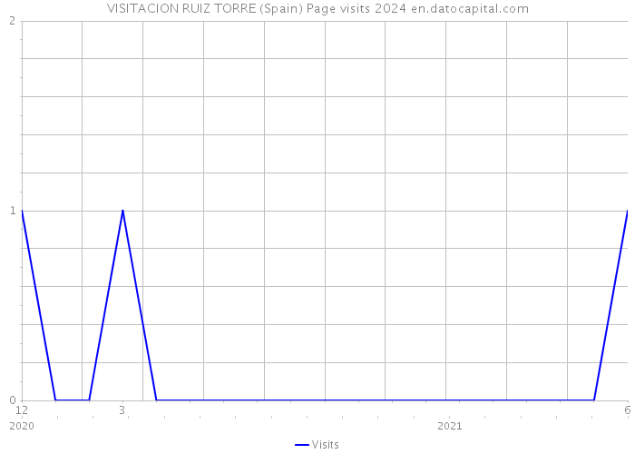 VISITACION RUIZ TORRE (Spain) Page visits 2024 