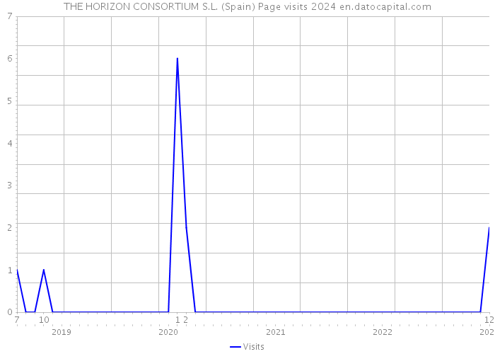 THE HORIZON CONSORTIUM S.L. (Spain) Page visits 2024 