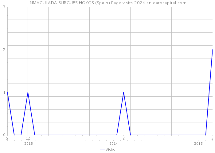 INMACULADA BURGUES HOYOS (Spain) Page visits 2024 
