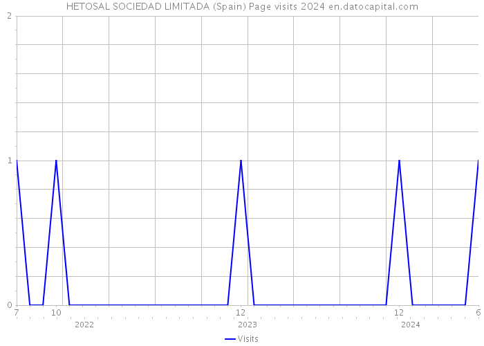 HETOSAL SOCIEDAD LIMITADA (Spain) Page visits 2024 