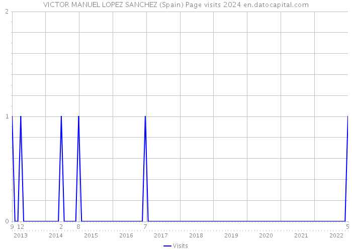 VICTOR MANUEL LOPEZ SANCHEZ (Spain) Page visits 2024 