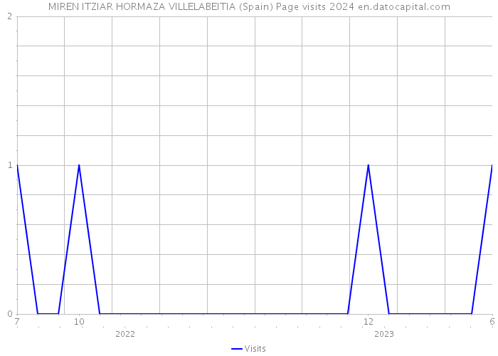 MIREN ITZIAR HORMAZA VILLELABEITIA (Spain) Page visits 2024 