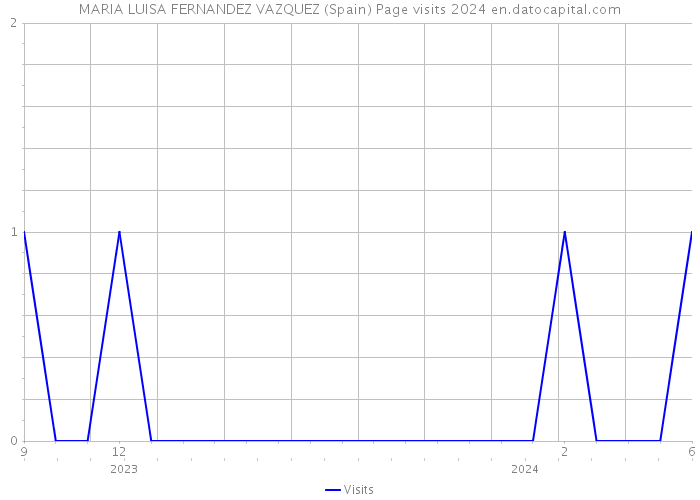 MARIA LUISA FERNANDEZ VAZQUEZ (Spain) Page visits 2024 