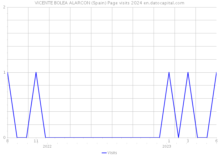 VICENTE BOLEA ALARCON (Spain) Page visits 2024 