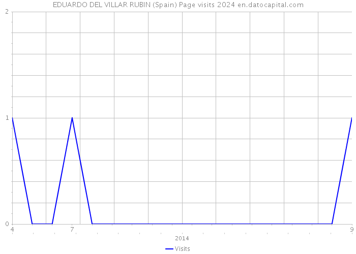 EDUARDO DEL VILLAR RUBIN (Spain) Page visits 2024 