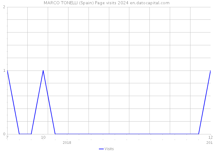 MARCO TONELLI (Spain) Page visits 2024 