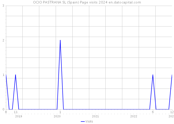 OCIO PASTRANA SL (Spain) Page visits 2024 