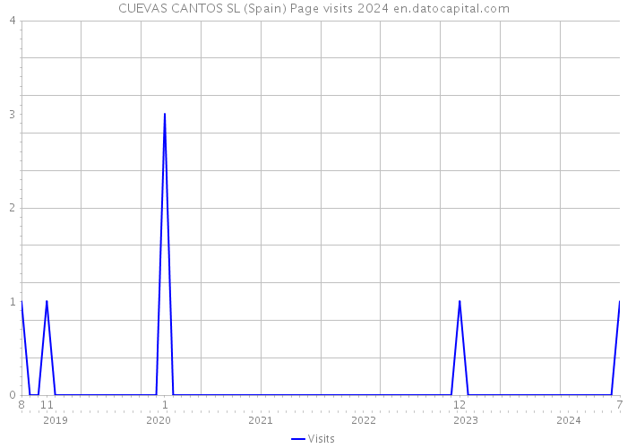 CUEVAS CANTOS SL (Spain) Page visits 2024 