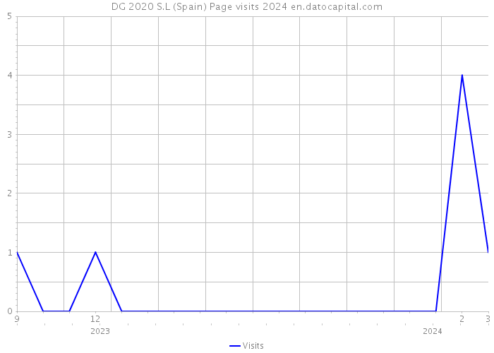 DG 2020 S.L (Spain) Page visits 2024 