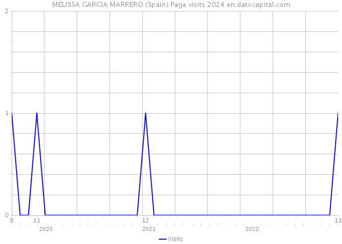 MELISSA GARCIA MARRERO (Spain) Page visits 2024 