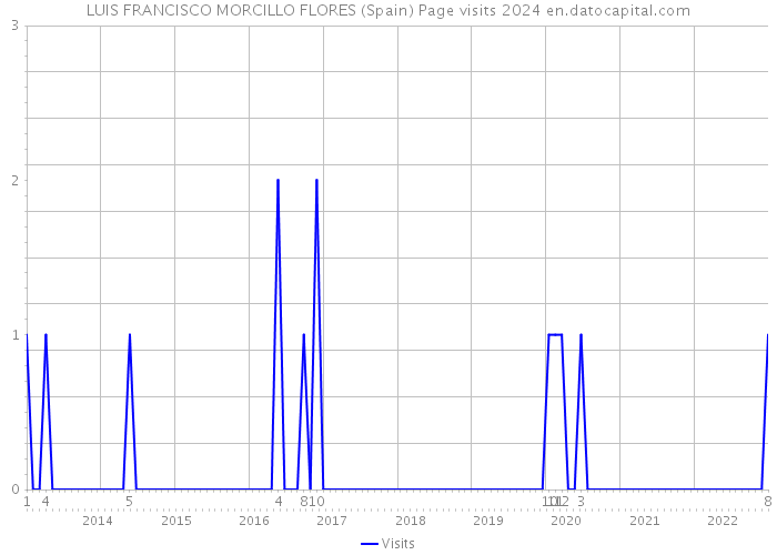 LUIS FRANCISCO MORCILLO FLORES (Spain) Page visits 2024 