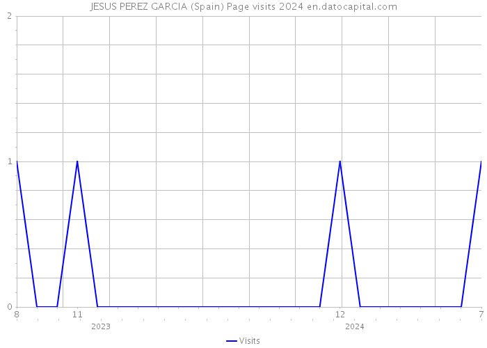 JESUS PEREZ GARCIA (Spain) Page visits 2024 