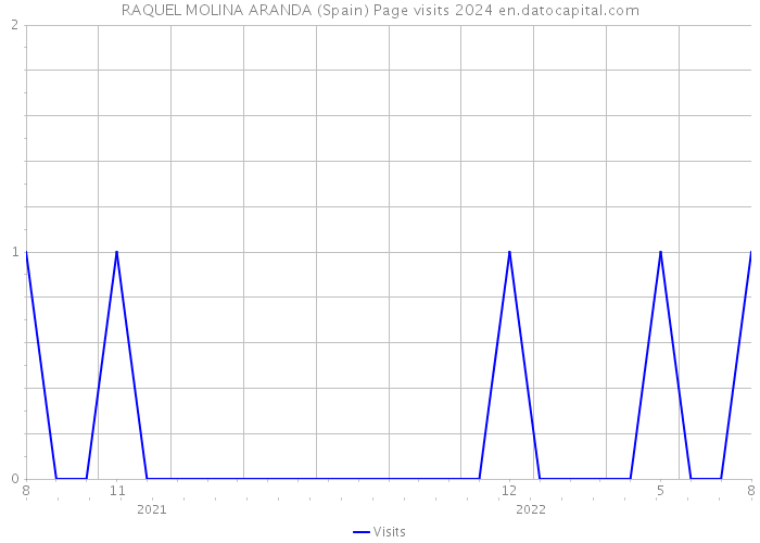 RAQUEL MOLINA ARANDA (Spain) Page visits 2024 