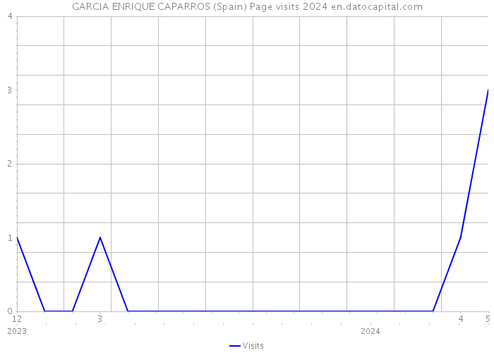 GARCIA ENRIQUE CAPARROS (Spain) Page visits 2024 
