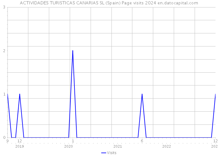 ACTIVIDADES TURISTICAS CANARIAS SL (Spain) Page visits 2024 