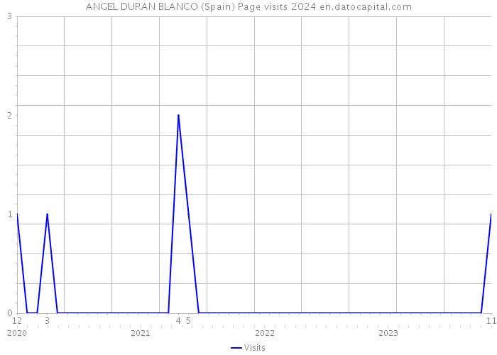 ANGEL DURAN BLANCO (Spain) Page visits 2024 
