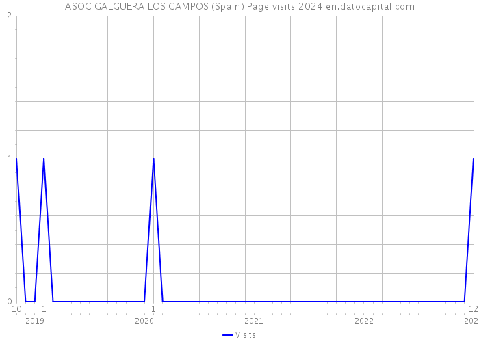 ASOC GALGUERA LOS CAMPOS (Spain) Page visits 2024 