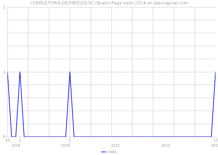 CONSULTORIA DE RIESGOS SC (Spain) Page visits 2024 