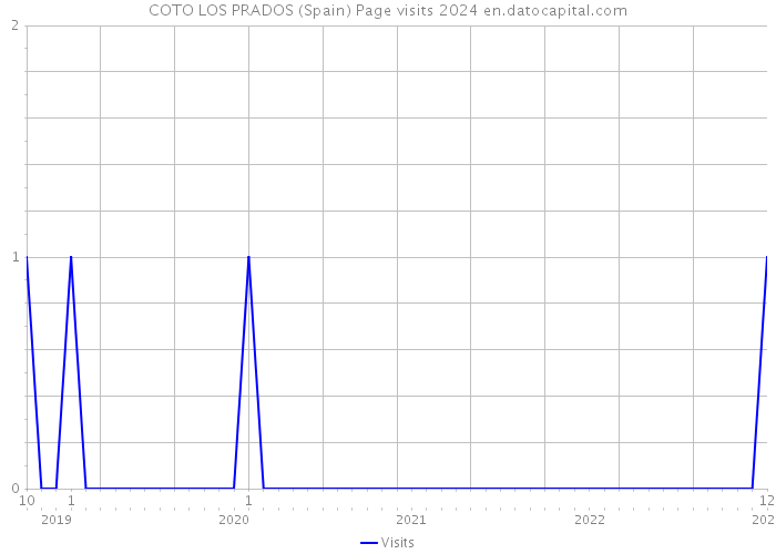 COTO LOS PRADOS (Spain) Page visits 2024 