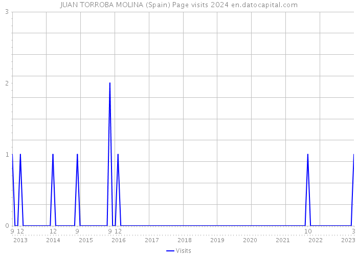 JUAN TORROBA MOLINA (Spain) Page visits 2024 