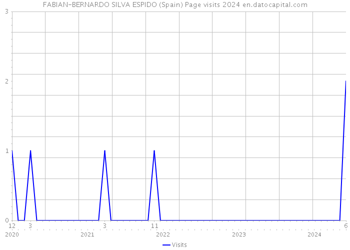 FABIAN-BERNARDO SILVA ESPIDO (Spain) Page visits 2024 