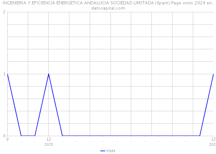 INGENIERIA Y EFICIENCIA ENERGETICA ANDALUCIA SOCIEDAD LIMITADA (Spain) Page visits 2024 