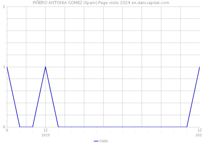 PIÑERO ANTONIA GOMEZ (Spain) Page visits 2024 