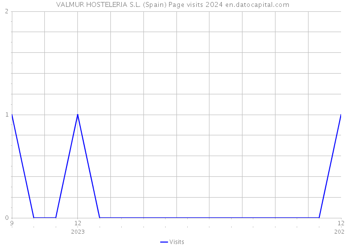 VALMUR HOSTELERIA S.L. (Spain) Page visits 2024 