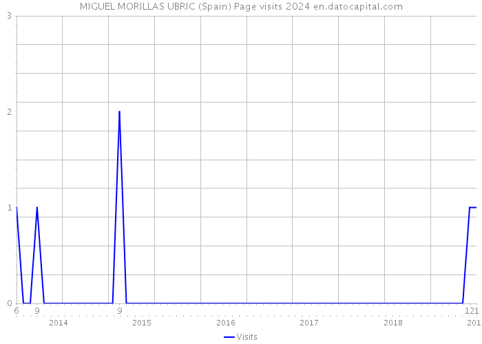 MIGUEL MORILLAS UBRIC (Spain) Page visits 2024 
