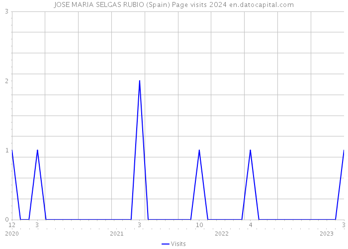 JOSE MARIA SELGAS RUBIO (Spain) Page visits 2024 