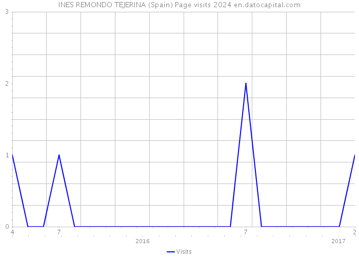 INES REMONDO TEJERINA (Spain) Page visits 2024 