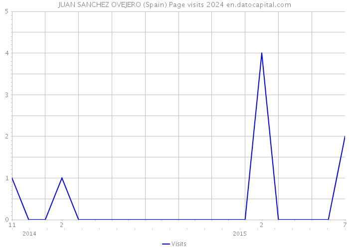 JUAN SANCHEZ OVEJERO (Spain) Page visits 2024 