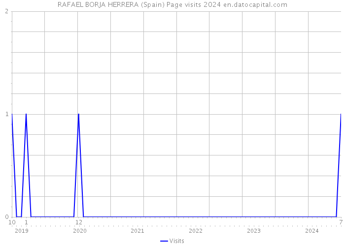 RAFAEL BORJA HERRERA (Spain) Page visits 2024 