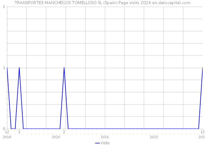 TRANSPORTES MANCHEGOS TOMELLOSO SL (Spain) Page visits 2024 