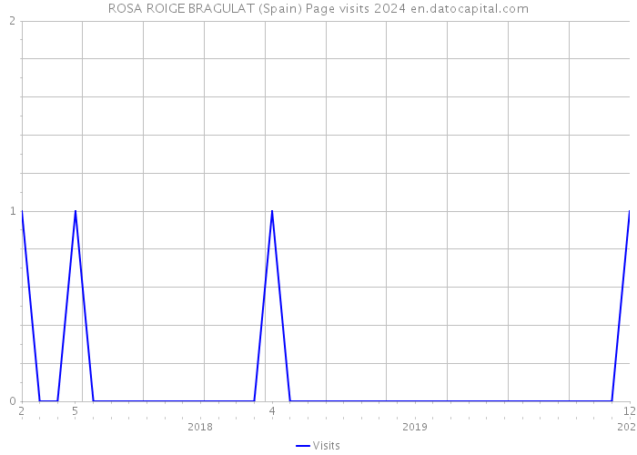 ROSA ROIGE BRAGULAT (Spain) Page visits 2024 