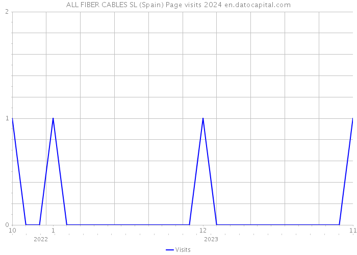 ALL FIBER CABLES SL (Spain) Page visits 2024 