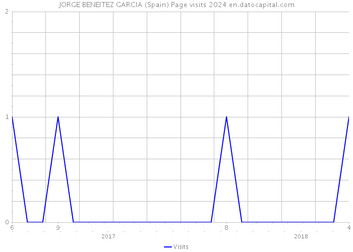 JORGE BENEITEZ GARCIA (Spain) Page visits 2024 