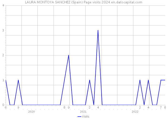 LAURA MONTOYA SANCHEZ (Spain) Page visits 2024 