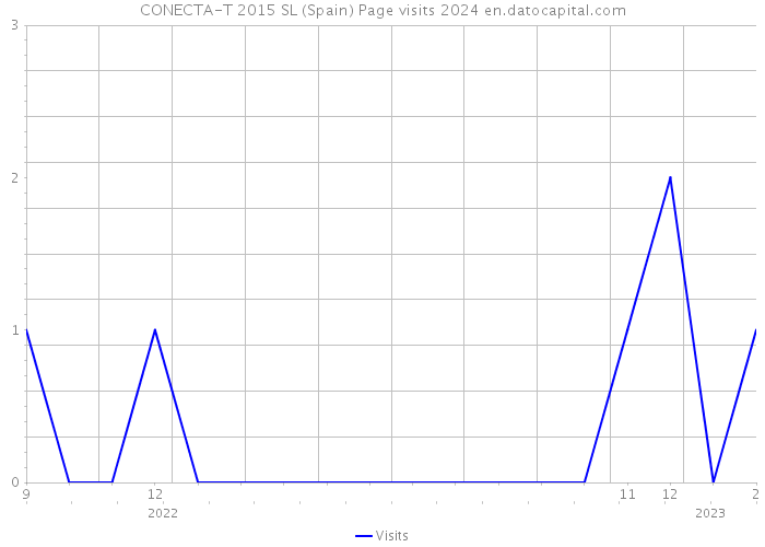 CONECTA-T 2015 SL (Spain) Page visits 2024 