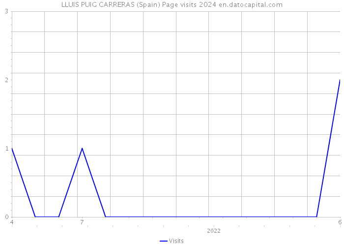 LLUIS PUIG CARRERAS (Spain) Page visits 2024 