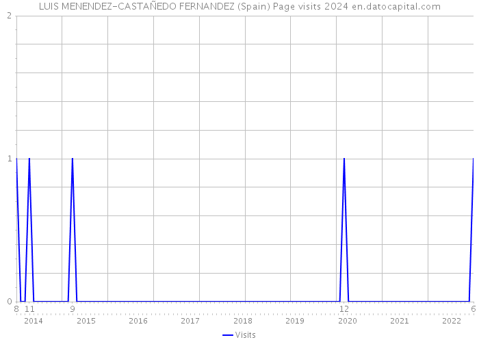 LUIS MENENDEZ-CASTAÑEDO FERNANDEZ (Spain) Page visits 2024 