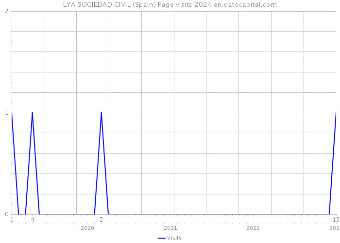 LYA SOCIEDAD CIVIL (Spain) Page visits 2024 