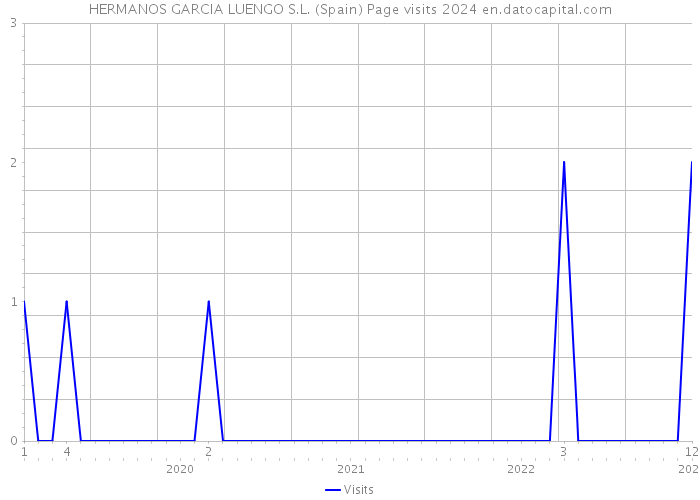 HERMANOS GARCIA LUENGO S.L. (Spain) Page visits 2024 