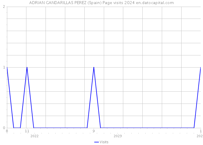 ADRIAN GANDARILLAS PEREZ (Spain) Page visits 2024 