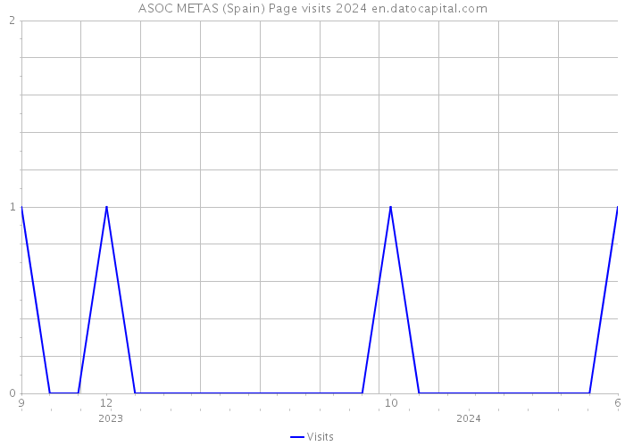 ASOC METAS (Spain) Page visits 2024 