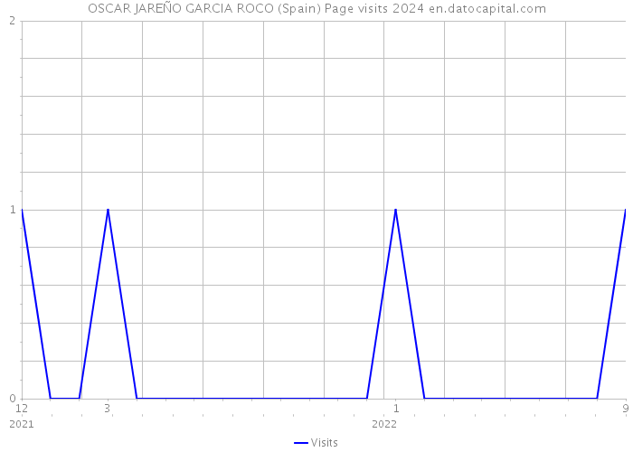 OSCAR JAREÑO GARCIA ROCO (Spain) Page visits 2024 