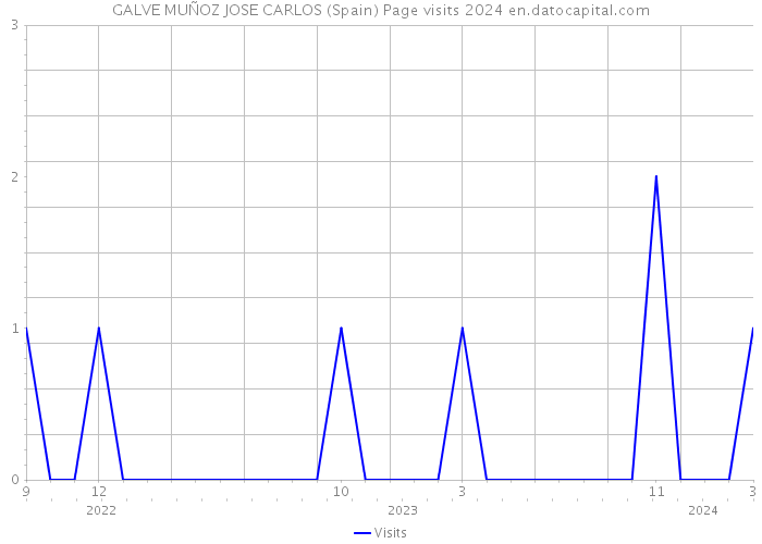 GALVE MUÑOZ JOSE CARLOS (Spain) Page visits 2024 