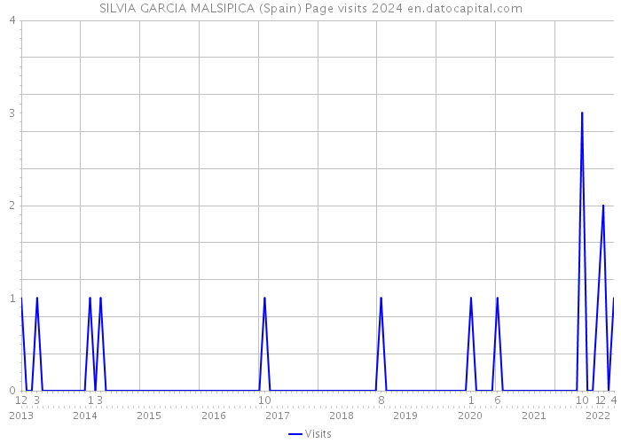 SILVIA GARCIA MALSIPICA (Spain) Page visits 2024 