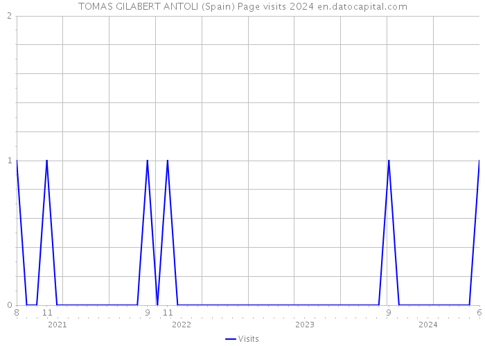 TOMAS GILABERT ANTOLI (Spain) Page visits 2024 